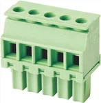 Вертикален женски щепсел със стъпка 3,5 mm