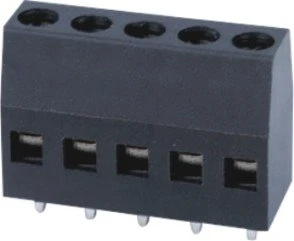 Черен винтов клемен блок за PCB 5,0 мм