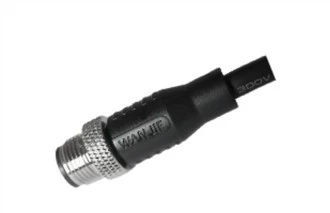 M12 мъжки прав неекраниран A-кодиращ 5PIN PVC кабел 1.0M M12X1.0